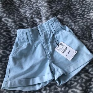 Zara girl jean shorts